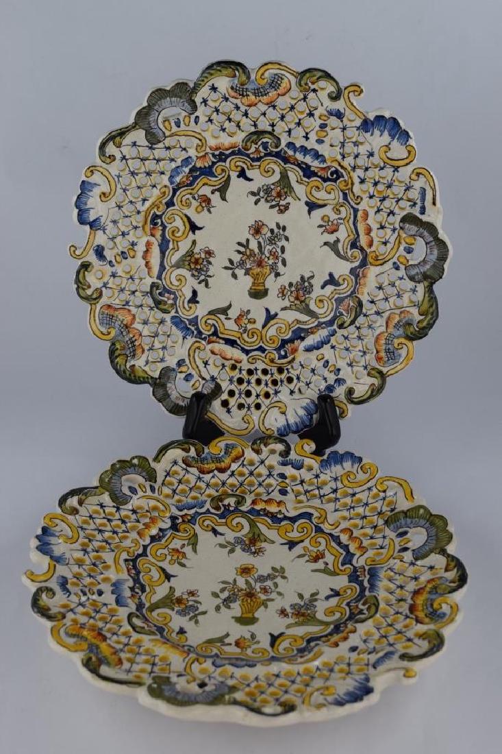 IMPERIAL FRANCE DECOR MAIN PIERCED PORCELAIN PLATE (1 of 9)