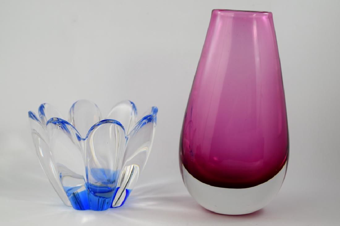 RARE JAN JOHANSSON ORREFORS DROP VASE +BONUS (1 of 10)