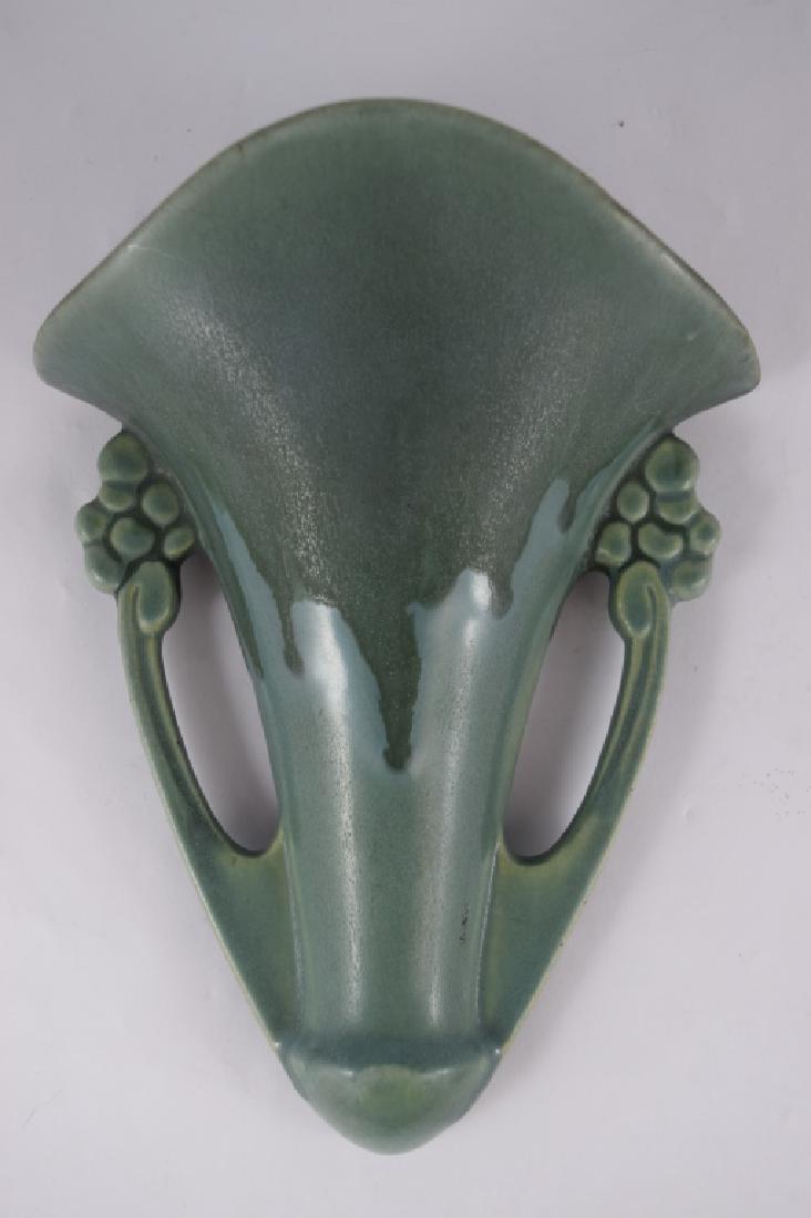 ROSEVILLE POTTERY CARNELIAN WALL POCKET (1 of 10)