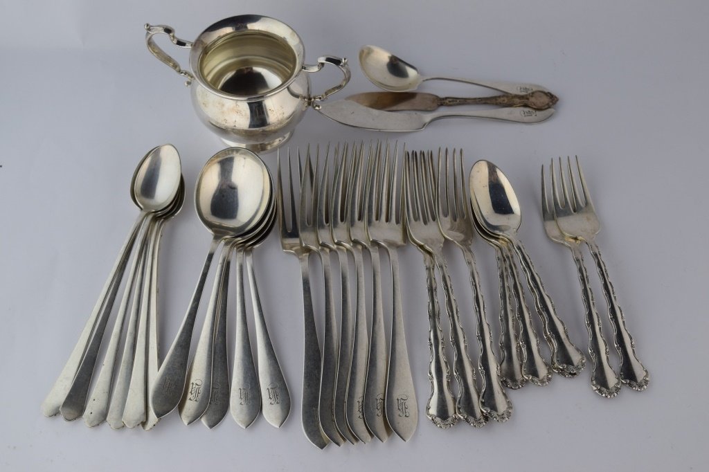 STERLING SILVER FLATWARE WATSON REED & BARTON (1 of 10)