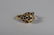 14K GOLD SAPPHIRE RUBY PANTHER HEAD RING - 6
