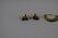 3 PAIR 14K 18K GOLD EARRINGS EMERALDS SAPPHIRES+ - 9