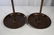 PAIR JAPANESE TALL COPPER SHOKUDAI CANDLE STANDS - 7