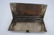 ORNATE SILVER ENAMEL PEACOCK CIGARETTE CASE BOX - 12