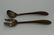 RARE MEXICO STERLING SILVER & WOOD SALAD SERVERS - 2