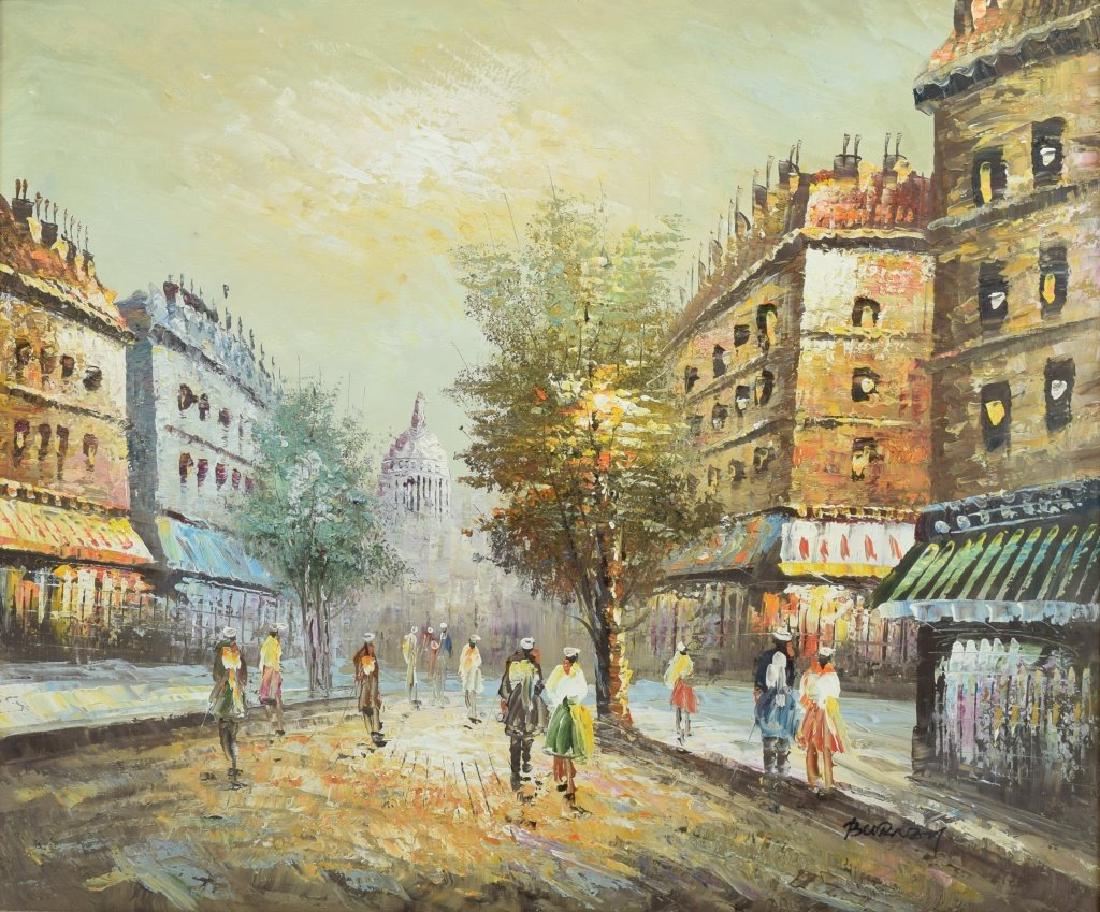 Parisian Street Scene Oil Painting Signed Burney Jun 03 18 Auction Life In Fl Parisian Street Scene Oil Painting Signed Burney Jun 03 18 Auction Life In Fl