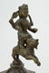18TH C. BRONZE KRISHNA RIDING ON LION W/ SWORD - 12