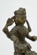 18TH C. BRONZE KRISHNA RIDING ON LION W/ SWORD - 13