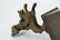 18TH C. BRONZE KRISHNA RIDING ON LION W/ SWORD - 17