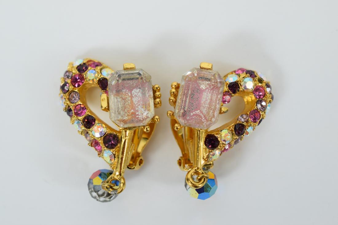 CHRISTIAN LACROIX RHINESTONE EARRINGS (1 of 11)