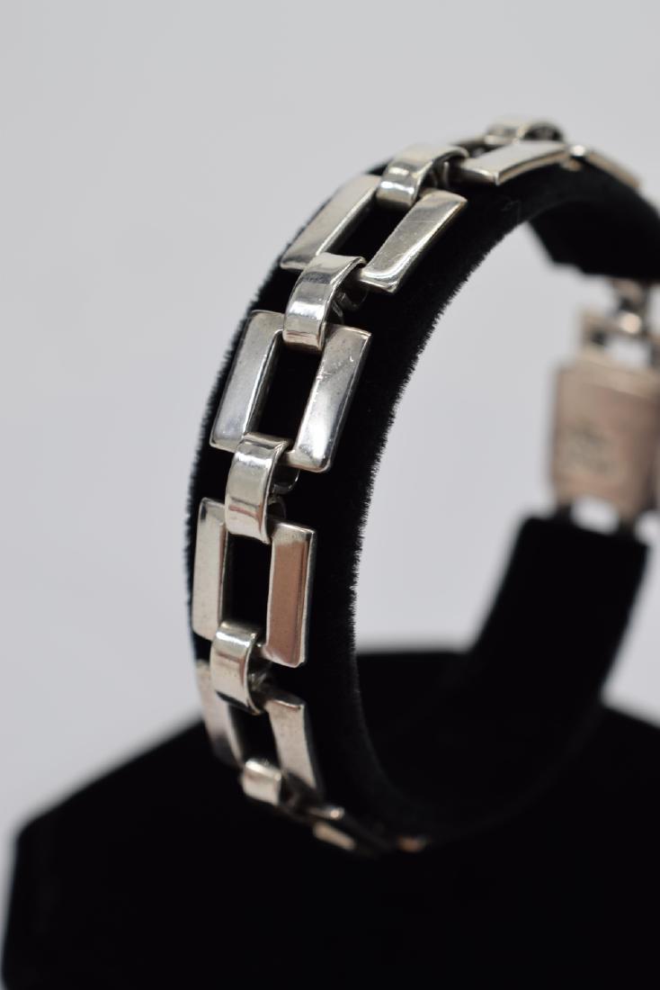 STERLING SILVER SQUARE LINK BRACELET (1 of 17)