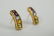 14K GOLD MULTI-COLOR SEMI-PRECIOUS EARRINGS - 4