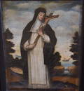 17TH C. ITALIAN RELIGIOUS OIL ON CANVAS ST. CATHERINE