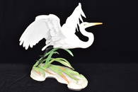 BOEHM "THE GREAT EGRET" PORCELAIN BIRD SCULPTURE