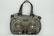 FERRAGAMO SILVER LEATHER PURSE WITH LEOPARD
