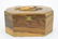 VINTAGE JUDAICA OLIVE WOOD ETROG BOX - 2
