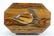 VINTAGE JUDAICA OLIVE WOOD ETROG BOX - 3
