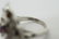 14K WHITE GOLD RUBY DIAMOND & STAR SAPPHIRE RING - 12