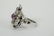 14K WHITE GOLD RUBY DIAMOND & STAR SAPPHIRE RING - 3