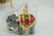 FABERGE IMPERIAL PINE CONE EGG W/ ELEPHANT RIDER - 5