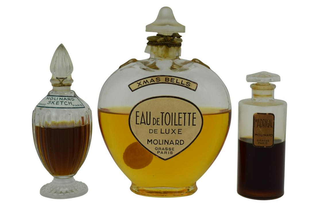 SET OF 3 MOLINARD GRASSE PARIS PARFUMS (1 of 8)