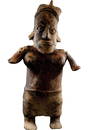 PRE-COLUMBIAN JALISCO STANDING EFFIGY FIGURE