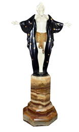 PREISS STYLE ART DECO SCULPTURE OF A WOMAN