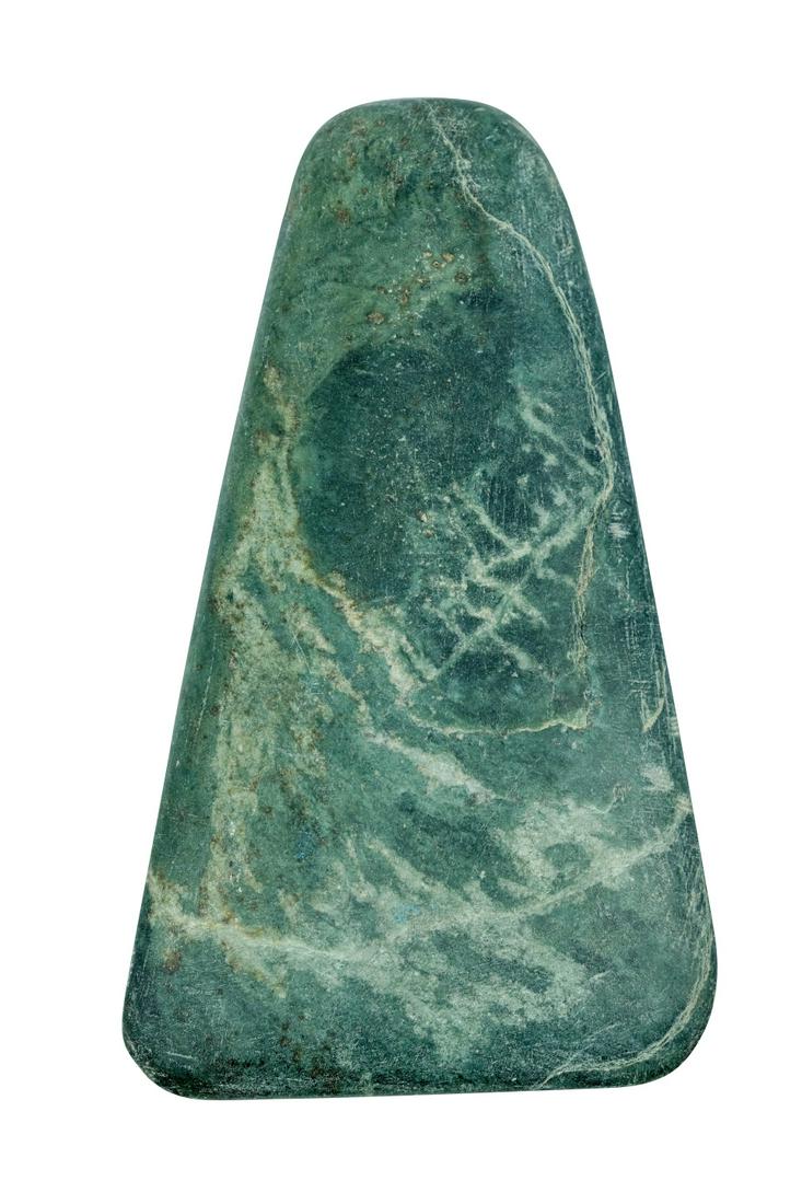 PRE-COLUMBIAN JADE AXE, COSTA RICA (1 of 3)