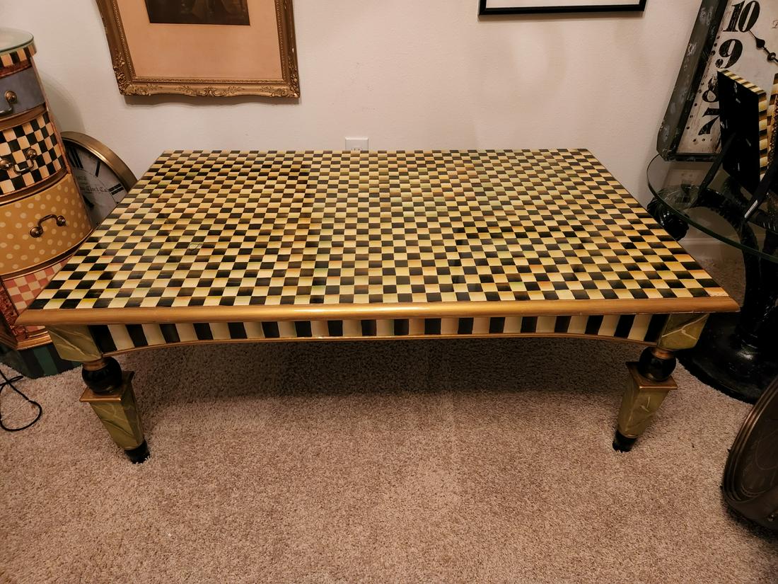 MACKENZIE-CHILDS STYLE ANNA DAVIS COFFEE TABLE (1 of 12)