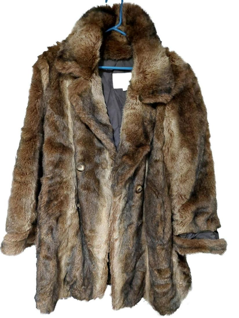 Oleg cassini store fur coat