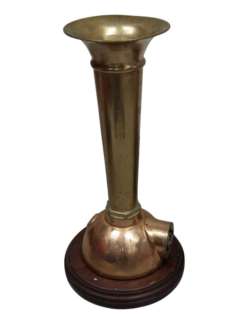 ANTIQUE NAUTICAL MARITIME SHIPS BRASS AIR HORN 2 (1 of 8)