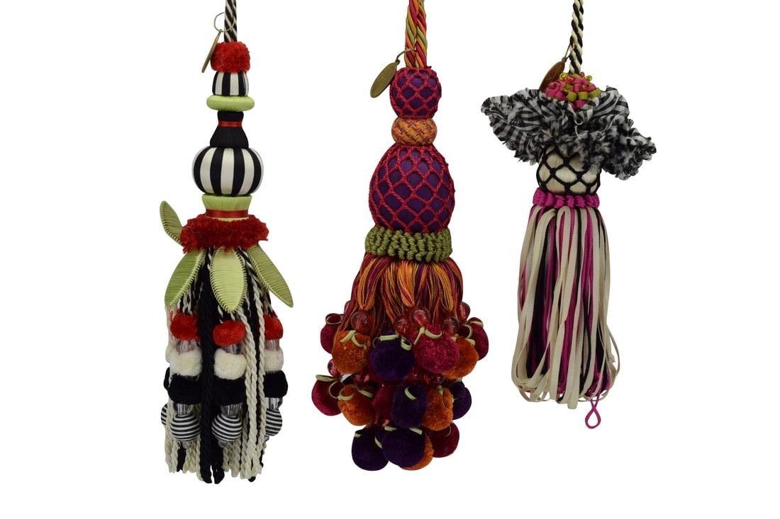 3 MACKENZIE-CHILDS MULTI-COLOR TASSELS (1 of 16)