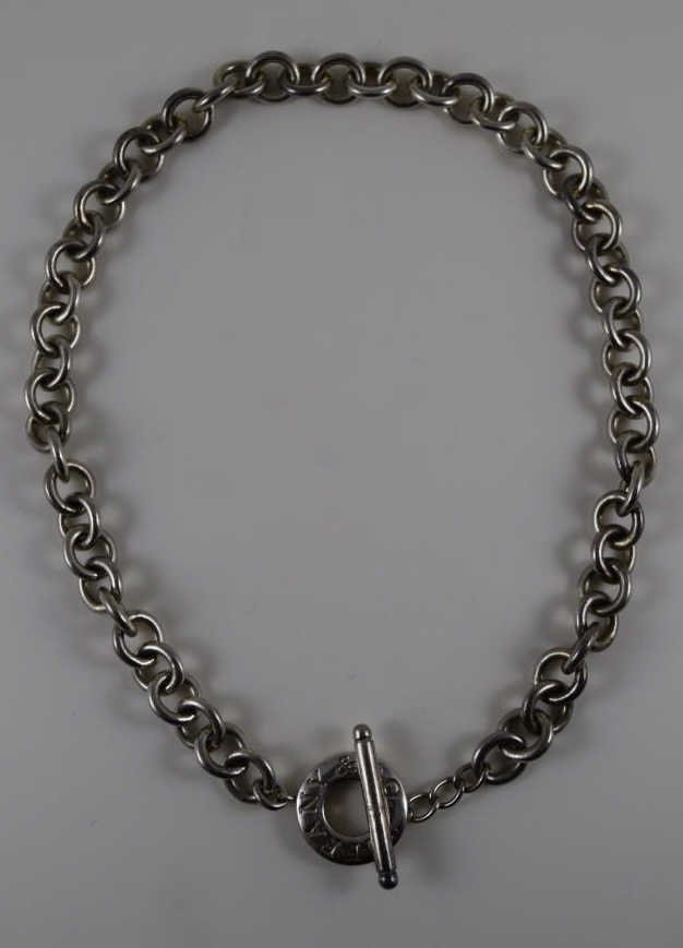 TIFFANY & CO STERLING SILVER TOGGLE NECKLACE (1 of 9)