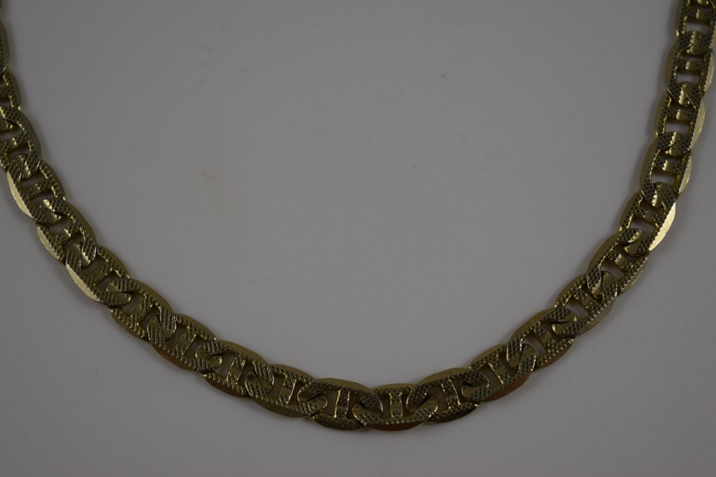 VINTAGE ITALY 14K GOLD GUCCI MARINER LINK NECKLACE (1 of 10)