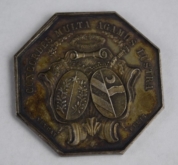 RARE 1874 SWEDEN WEDDING MEDAL AWARD, DECORATION (1 of 10)