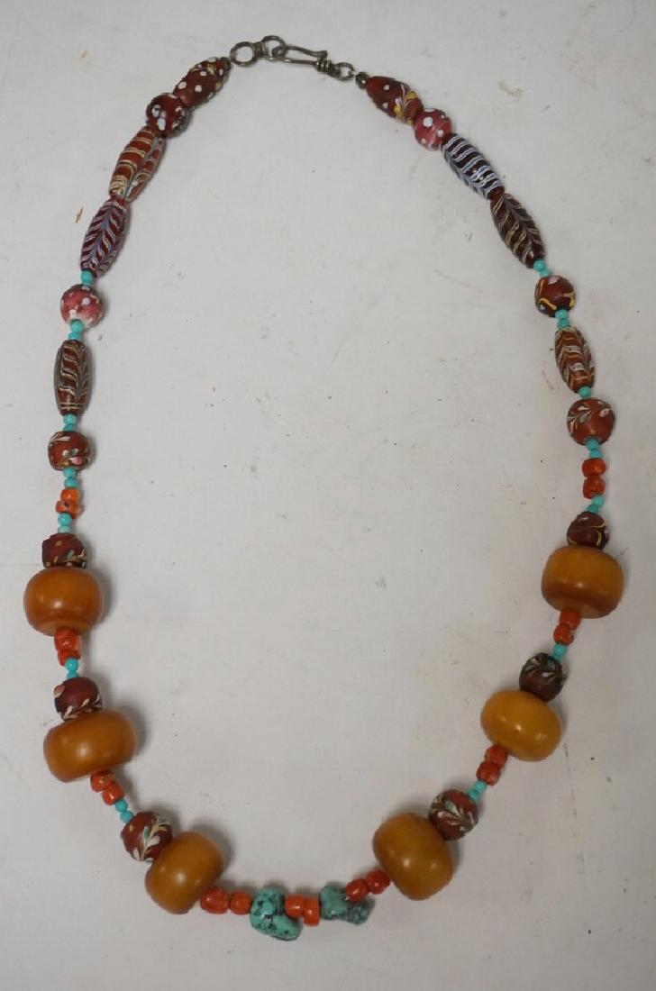 HONEY AMBER BEADS NECKLACE (1 of 1)