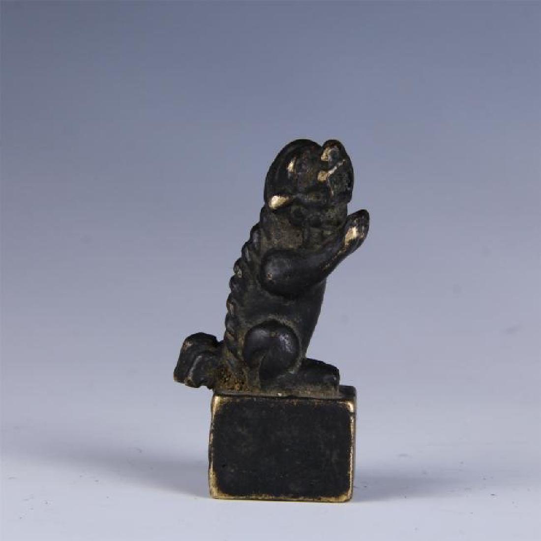 CHINESE COPPER BEAST SEAL (1 of 6)