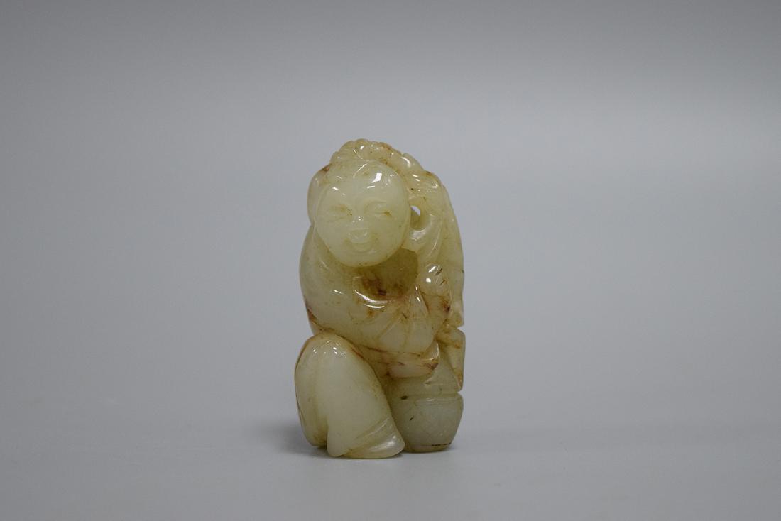 CHINESE JADE CARVED BOY (1 of 5)