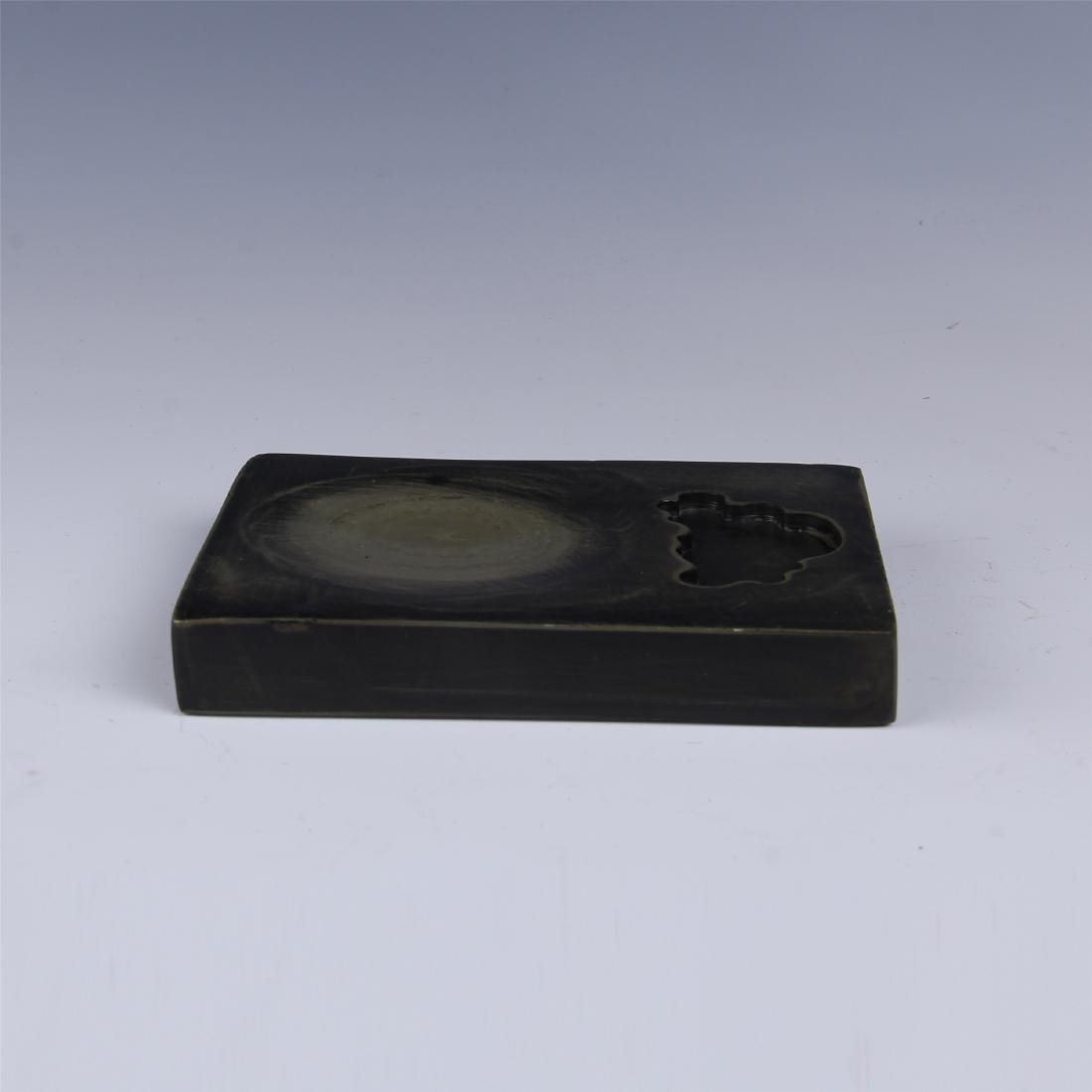 CHINESE DUAN SQUARE INKSTONE: CHINESE DUAN SQUARE INKSTONE. H.1.5 cm.L.11 cm.W.8 cm.Domestic shipping $20 and oversea $60. Combined shipping available. We accept pre-sale offer, phone bidding and post sale offer. For buyers from C