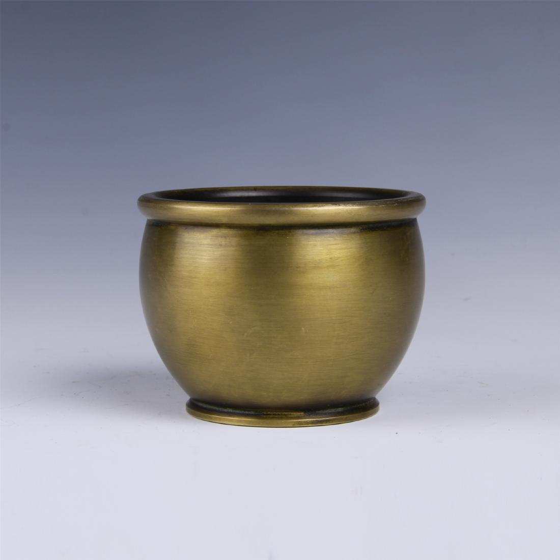 CHINESE COPPER ROUND CENSER (1 of 5)