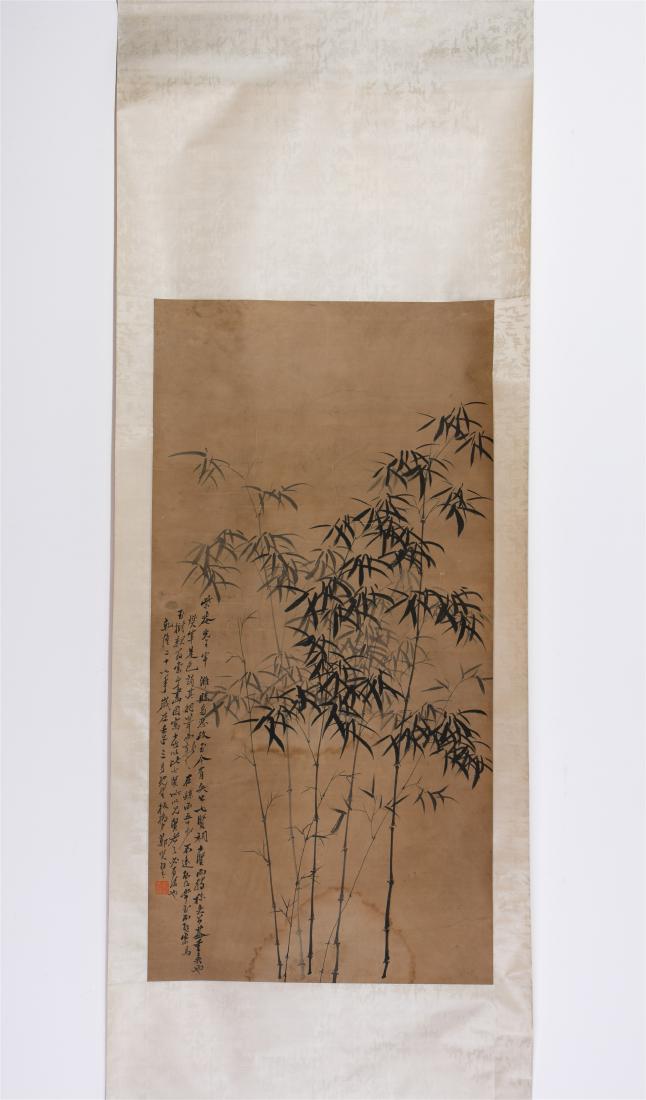 CHINESE SCROLL PAINTING OF BAMBOO (1 of 7)