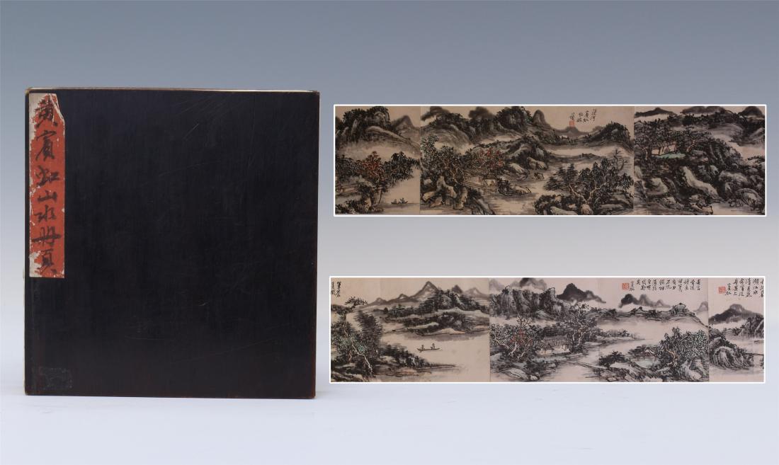 CHINESE HAND SCROLL PAINTING OF MOUNTAIN VIEWS (1 of 11)