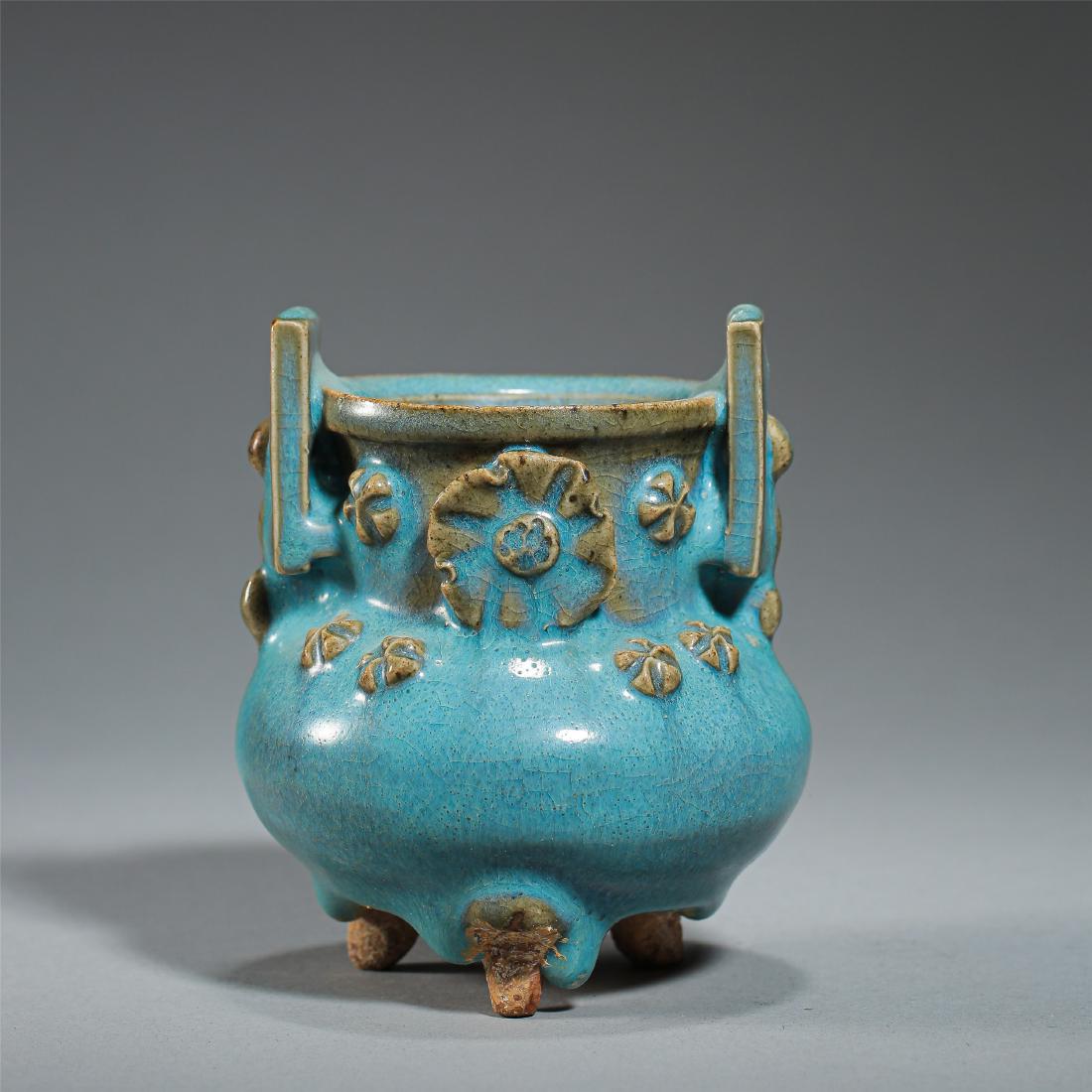 CHINESE PORCELAIN JUN WARE CENSER (1 of 7)
