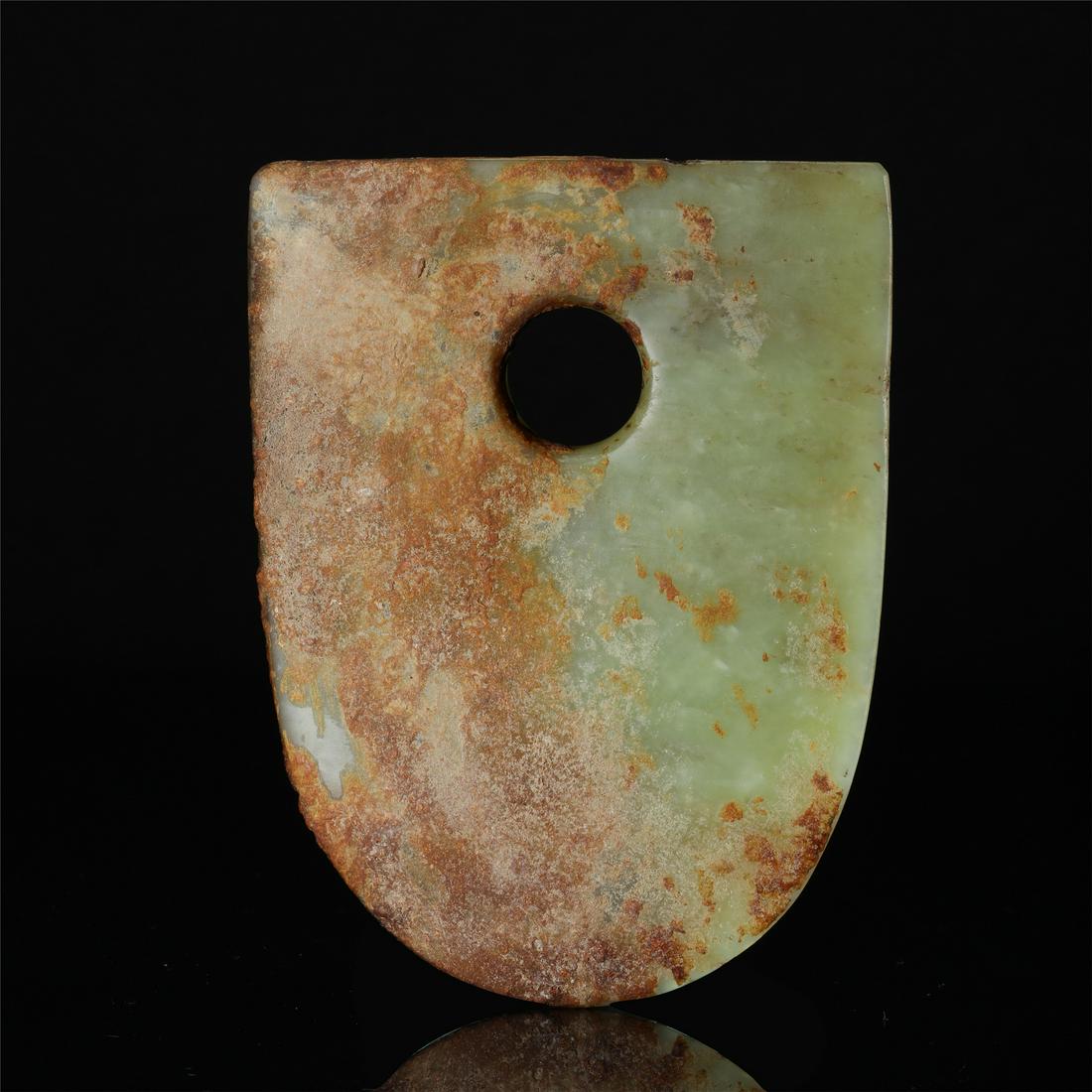CHINESE ANCIENT JADE AXE HONGSHAN PERIOD (1 of 9)
