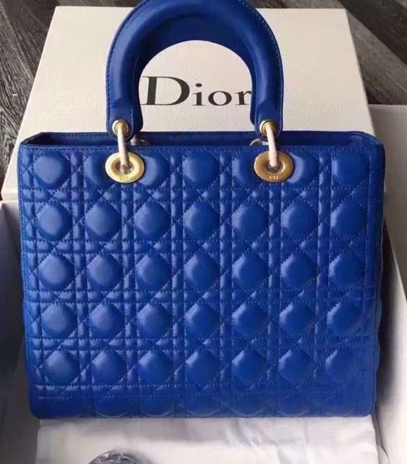 PRE-OWNED UNUSED LARGE LADY DIOR HANGBAG (1 of 4)