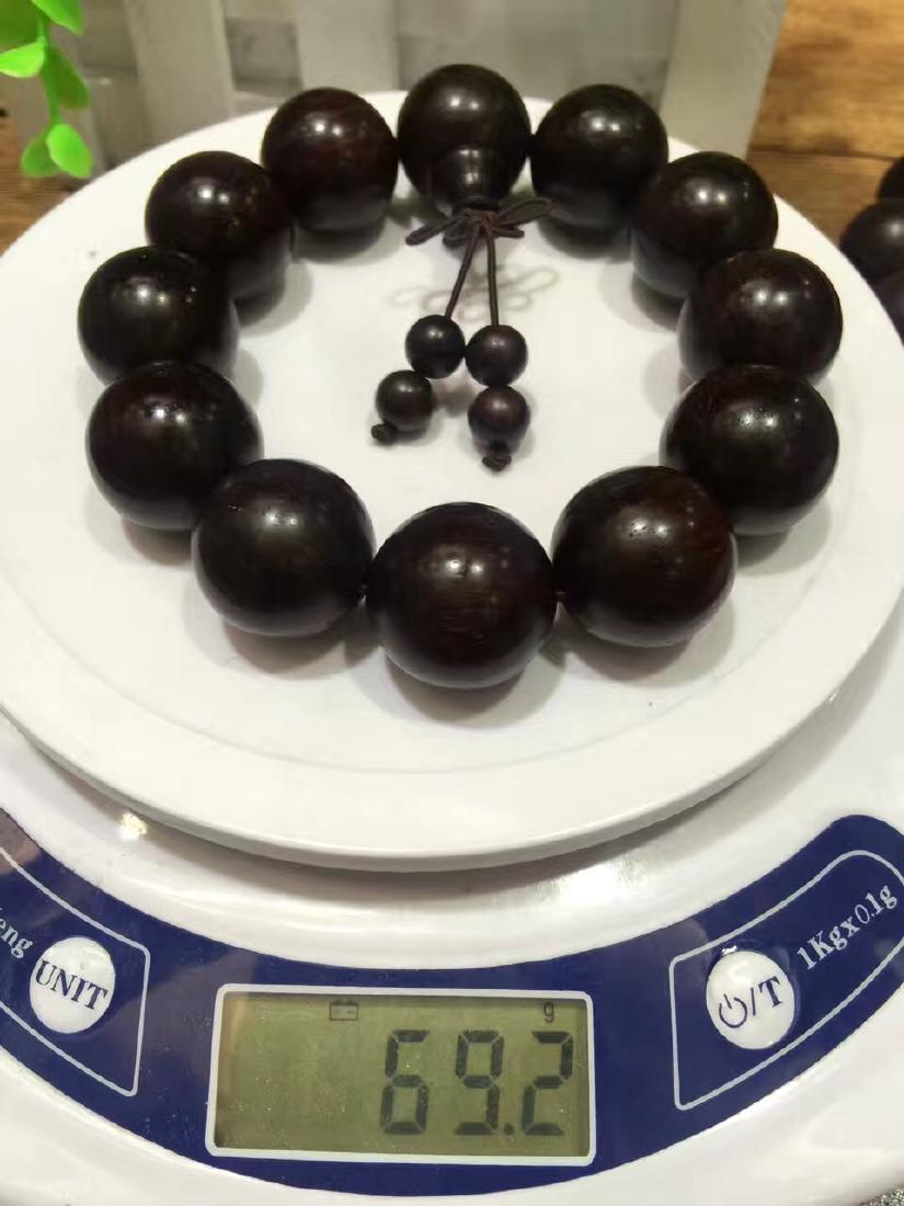 CHINESE ZITAN BEAD COUNTING WAIST LACE (1 of 3)