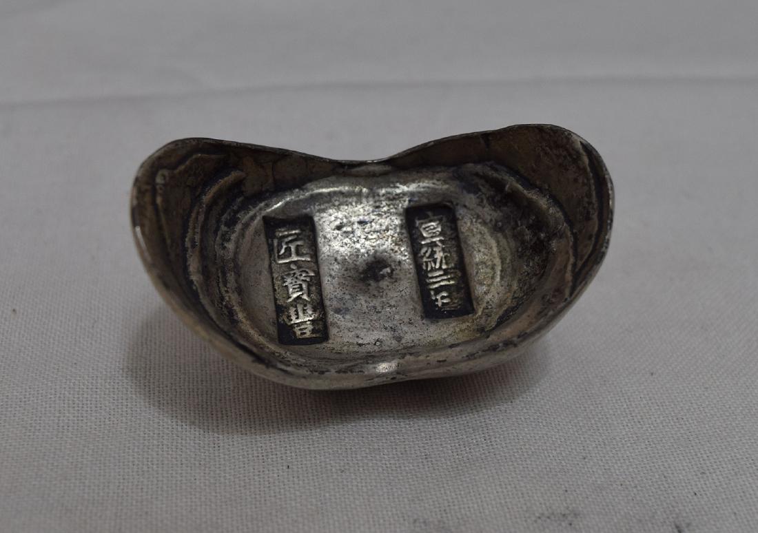 ONE CHINESE SILVER INGOT SYCEE (1 of 5)