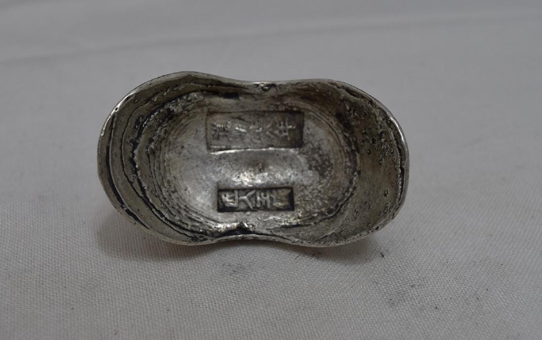 ONE CHINESE SILVER INGOT SYCEE (1 of 5)