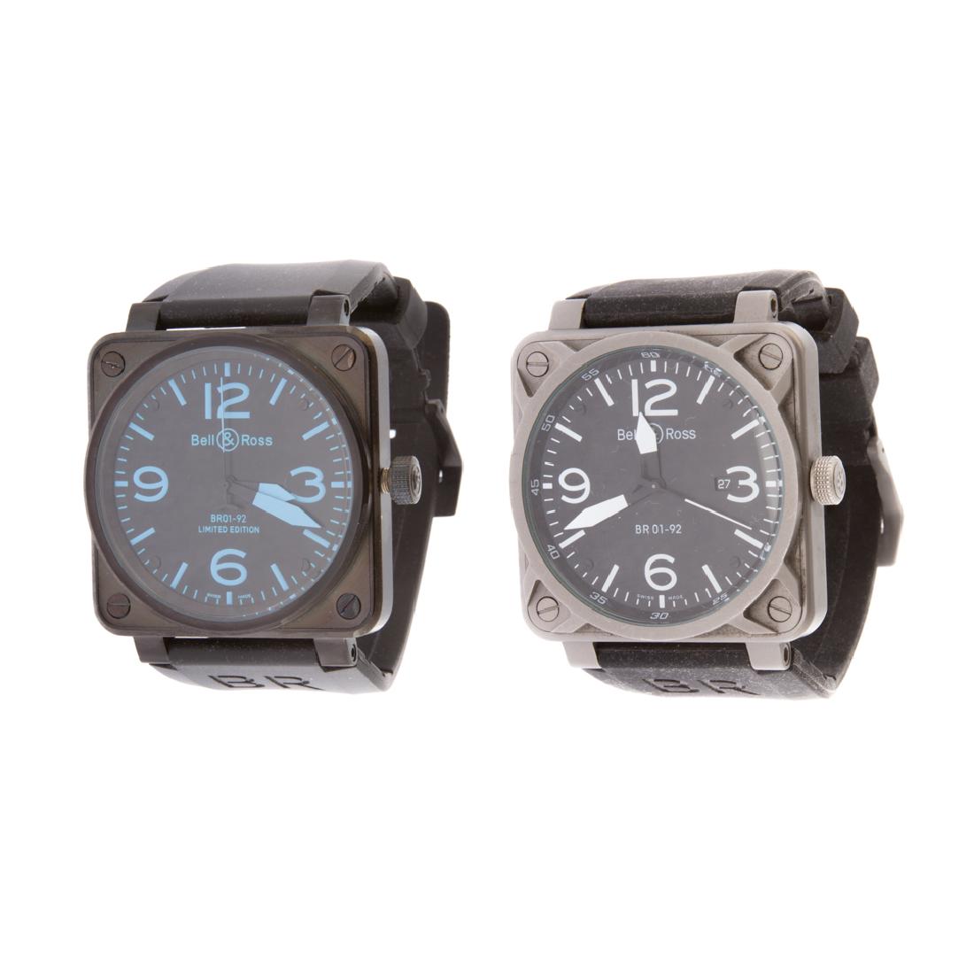 Two Gent's Bell & Ross Inspired Watches (1 of 5)