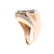 A Lady's Contemporary Blue Topaz & Diamond Ring - 2